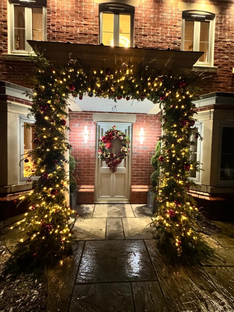 Bespoke Christmas decorations installed in Mobberley